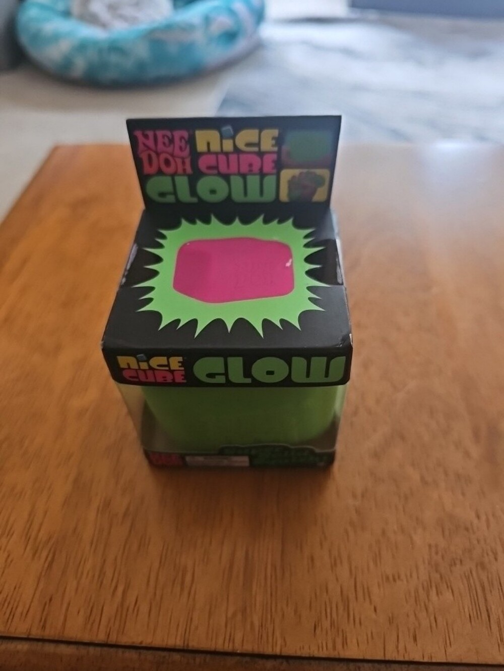 Viral Schylling NeeDoh Nice Cube Glow, New & Sealed GREEN